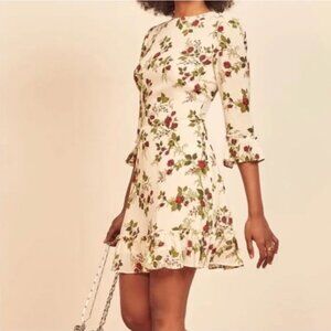 Reformation Doutzen Dress in Regency Rose NWOT